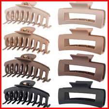 Luseren Hair Clips For Women 4.3 Inch Large Hair Claw Clips For Women Thin