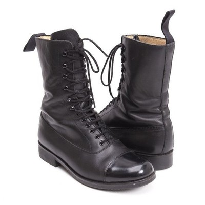 Yohji Yamamoto FEMME Toe Switching Leather Boots Size S(About US 7)(K-160389)
