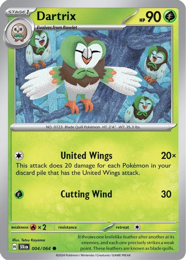 Pokemon Dartrix (4/99) Shrouded Fable LP