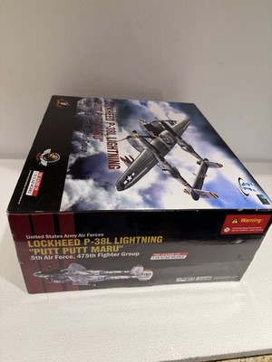 JSIJS International 1:18 Scale Lockheed P-38L Lightning 