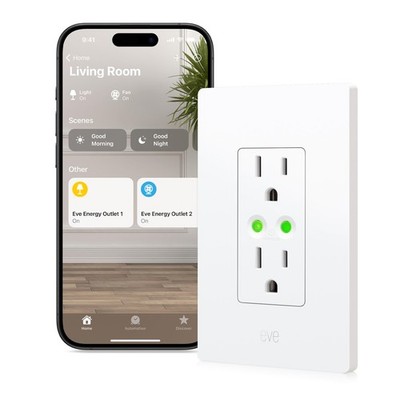 Energy Outlet (Matter)   Smart Outlet & Power Meter, App & Voice Control, No ...