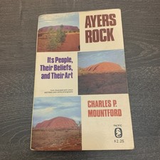 Ayers Rock by Charles P. Mountford 1971 Paperback Uluru Australia Non-Fiction