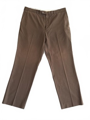 Stafford Men's Brown Dress Pants 40x32 Office Business Chino
