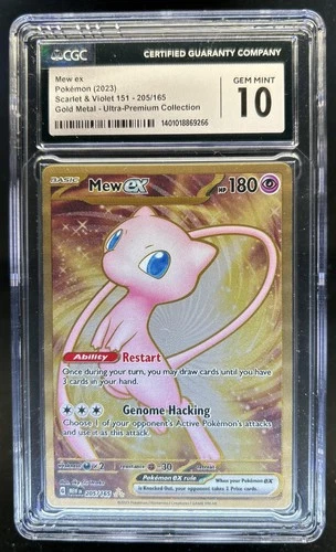 2023 Pokemon SV 151 Mew ex #205/165 CGC 10