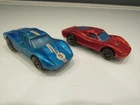 2 Redline Hot Wheels Sizzlers Ford Mark IV original 1969