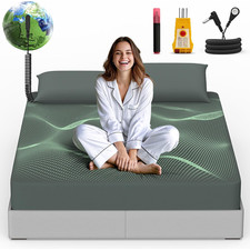 Grounding Sheets Queen Size, 95 Cotton 5 Pure Silver Fiber, Fitted Bed Sheet