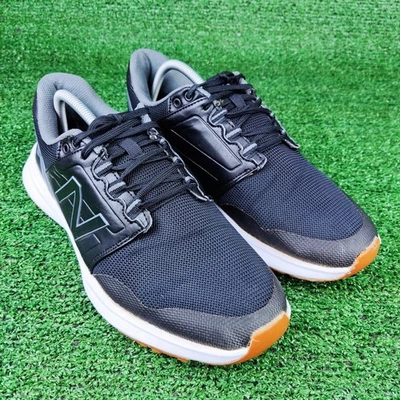 New Balance Golf Shoes Mens 10 Black NBG1802BK Spikeless Mesh Athletic Sneakers - Image 1 of 4