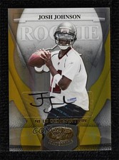 2008 Leaf Certified Materials Mirror Gold Signatures 4/25 Josh Johnson Auto 0nr3