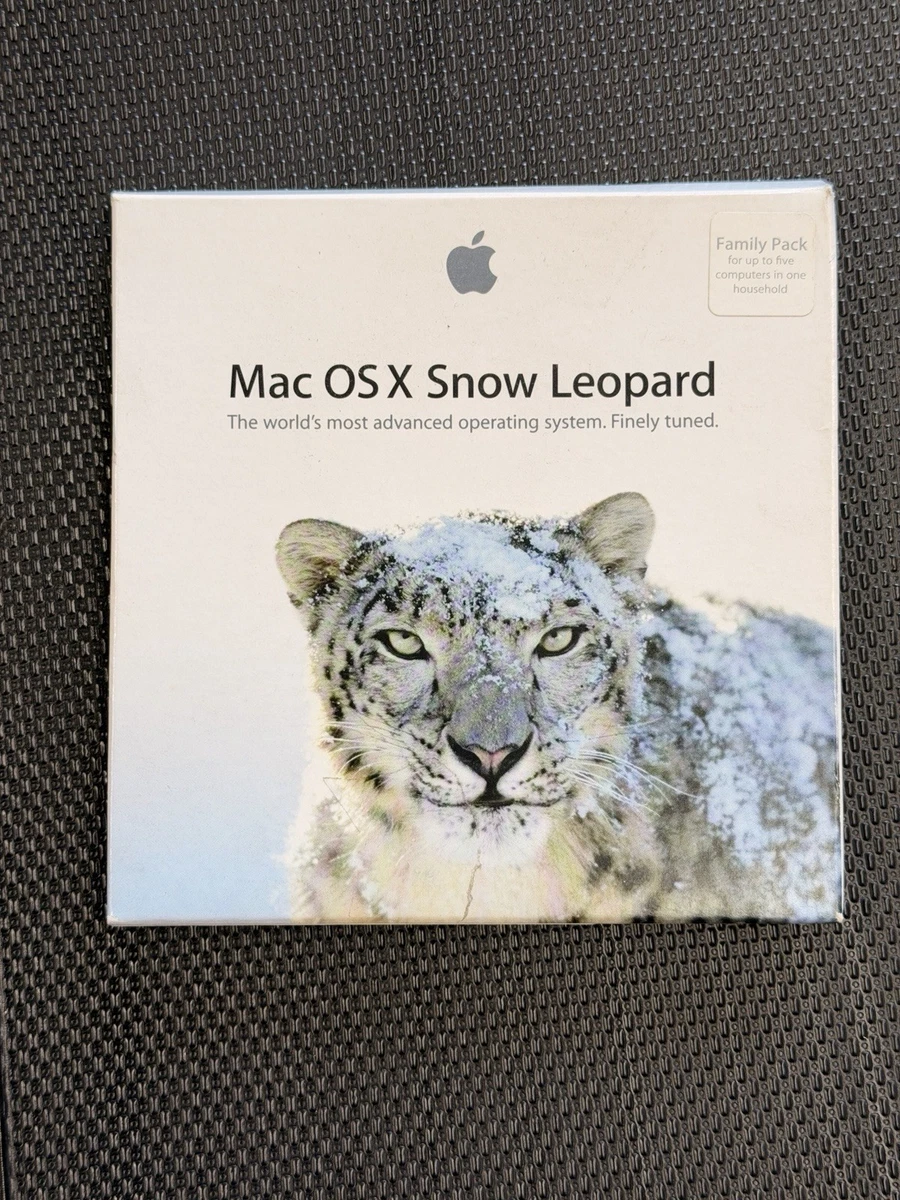 マック オーエス テン スノーレパード Mac Os X Snow Leopard for sale | eBay