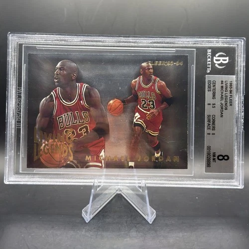 1993 Fleer Jordan BGS 8