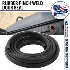 20FT Black Car Door Edge Molding Trim Seal Strip Scratch Protector Guard Decor