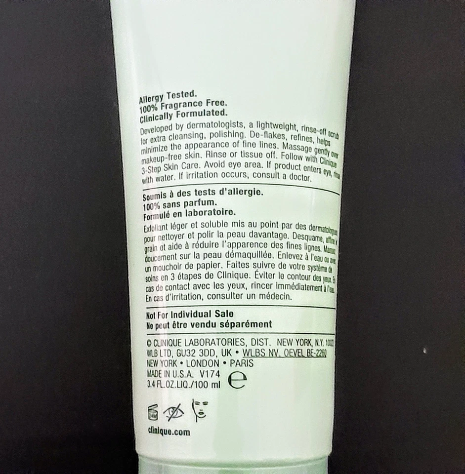 Clinique 7 Day Scrub Cream Rinse Off Formula 100ml *New* - image 2 of 2