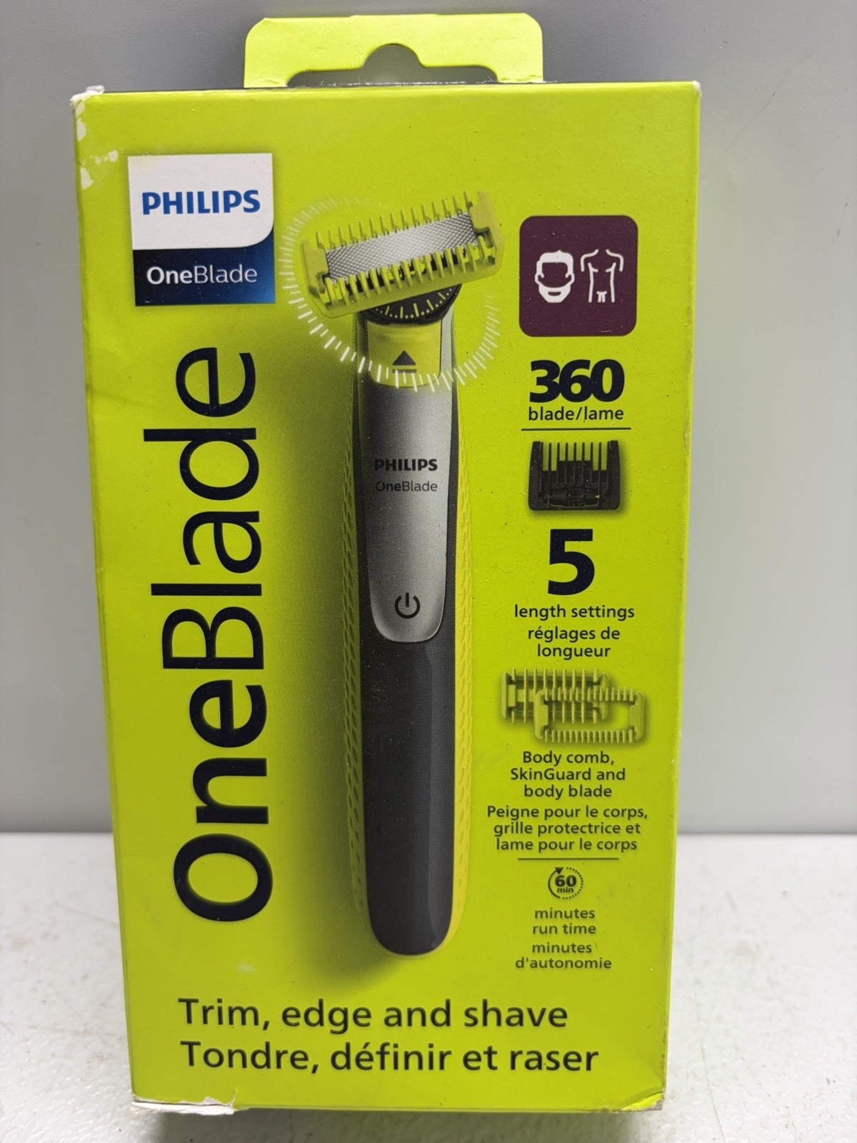 Philips OneBlade 360 Hair Trimmer QP2834/23 Wet Dry Men Shav