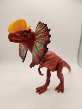 Jurassic World Park Dilophosaurus Frilled Dinosaur 16" Action Figure Mattel Toy