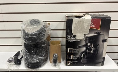 Melitta MEX6B 4 Cups Cafe Cappuccino Steam Espresso Machine Brand New