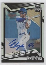 2022 Panini Elite Extra Edition Signatures Elijah Green #5 Auto 00ht