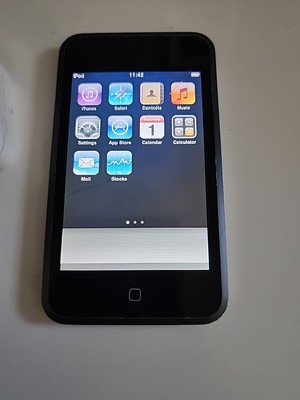 Vtg Apple iPod Touch 3rd Generation Model MA623LL 8GB Black Silver