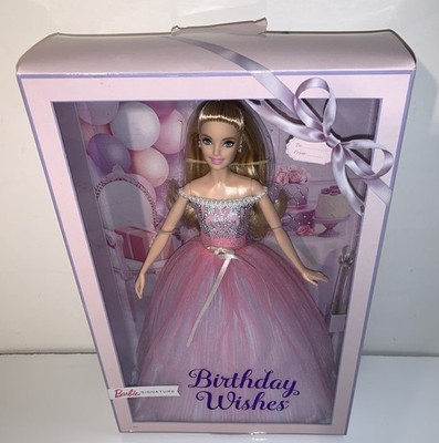 Barbie Signature Birthday Wishes Doll 2016 Mattel NEW