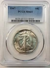 1947-P Walking Liberty Half Dollar.....PCGS MS65