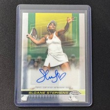 ⚡️XB 2024 TOPPS CHROME TENNIS AUTOGRAPH SLOANE STEPHENS