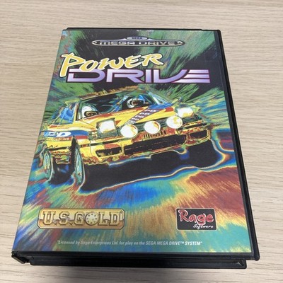 Power Drive - Sega Mega Drive Box & Instruction - Very Good Condition