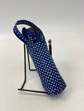 Totes Blue White Polka Dot Umbrella