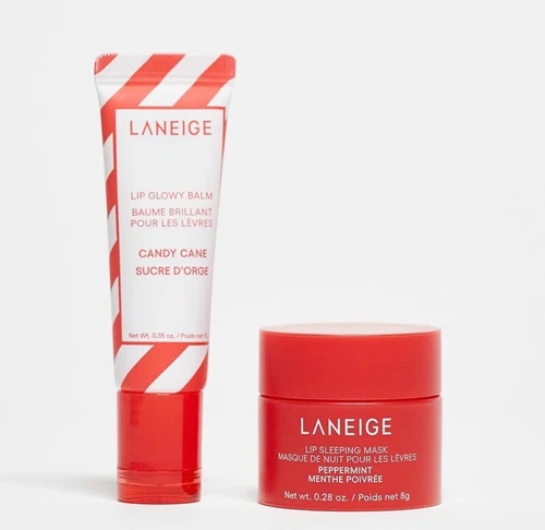 LANEIGE limited edition holiday Divine Lip Duo Candy Cane/Peppermint