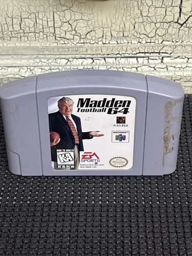 Madden Football 64 (Nintendo 64, 1997) N64 free shipping tested