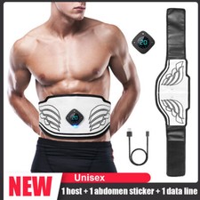 Unisex EMS Abdominal Muscle Slimming Belt Electronic Toning Training Stimulator