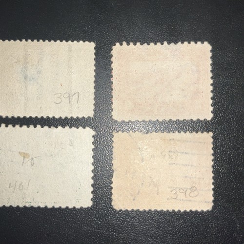 USP Scott #397 1c Balboa (2) & #398 2c Panama (2) 1915 Panama-Pacific Expo Set - Picture 2 of 2