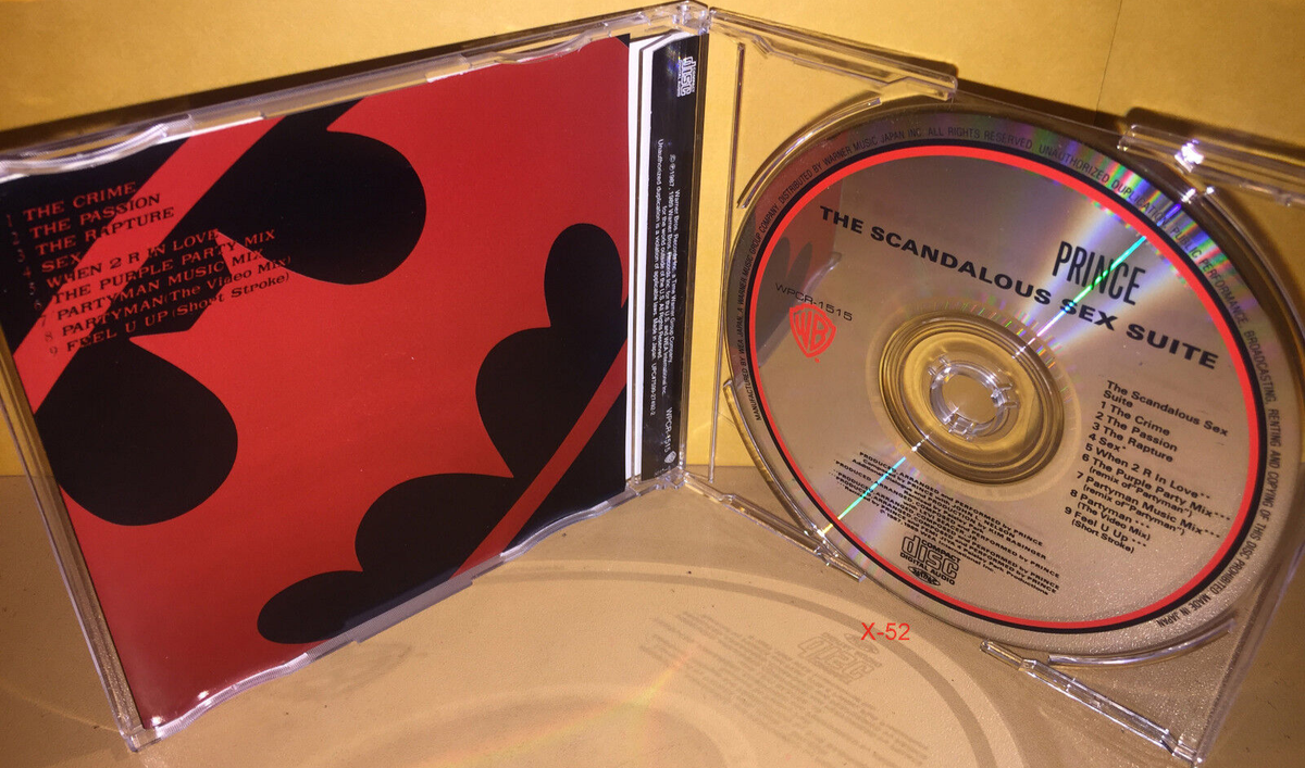 Prince CD single Scandalous Sex Suite 9 track Batman 89 JAPAN purple party mix Prince CD single Scandalous Sex Suite 9 track Batman 89 JAPAN purple party mix