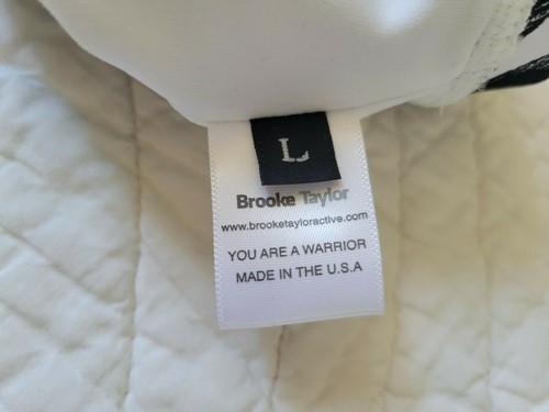 NEW! Brooke Taylor Active Crossback Straps Sport Bra Top Multicolor SZ/L NWT/$42 - 第 8/8 張圖片