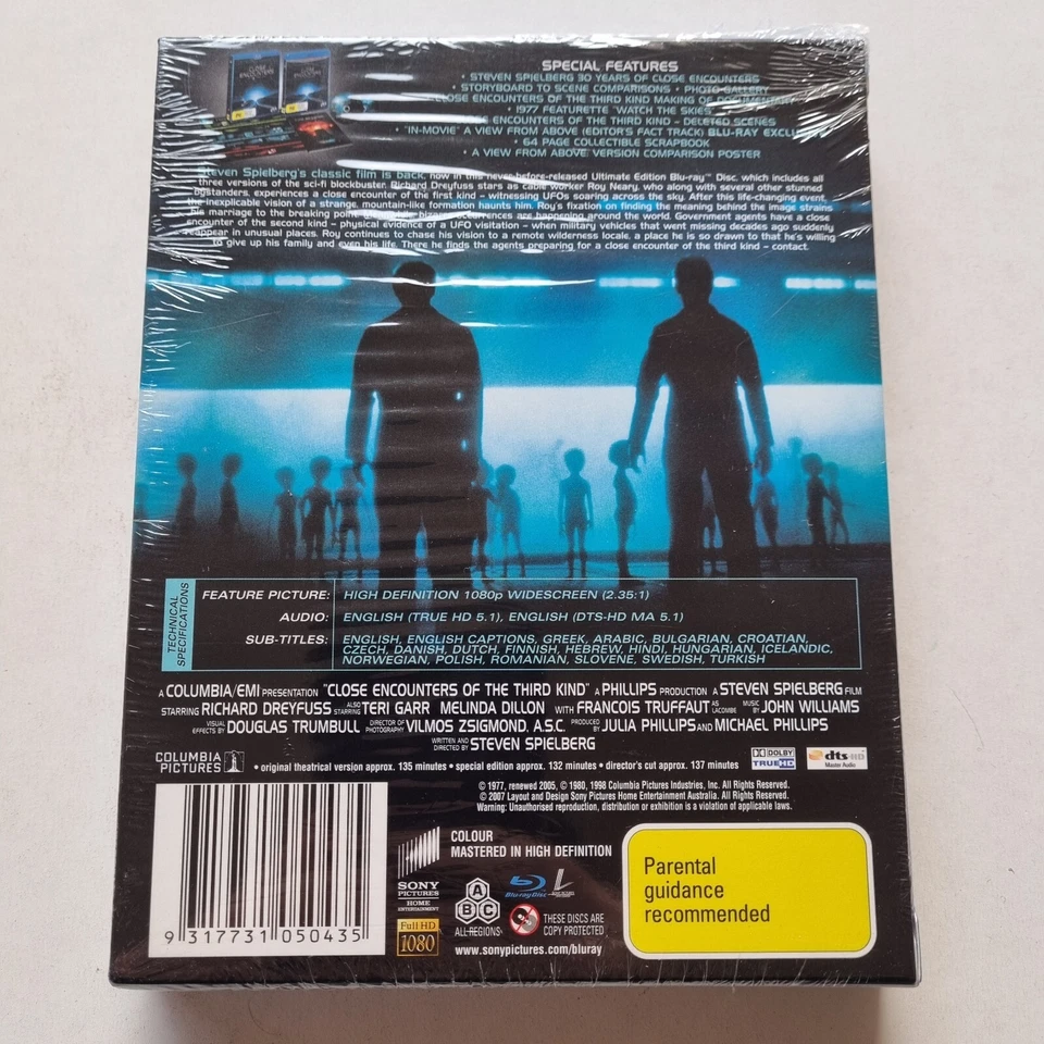 Close Encounters of the Third Kind (Blu-ray, 1977) Region Free (30th Anniversary - Image 3 of 4