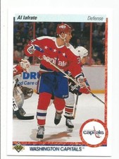 AL IAFRATE 1990-91 UPPER DECK CARD MINT CONDITION WASHINGTON CAPITALS