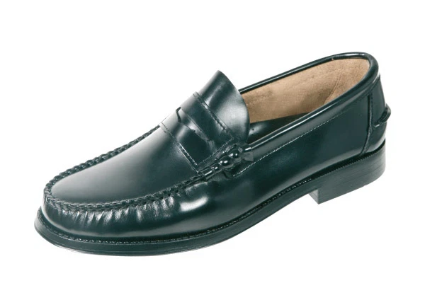 Mocassins Homme TOUT CUIR Noir Bordeaux Marron XXL Pointure