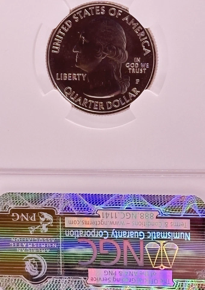 2011-P ATB 25C “Olympic” Early Releases” MS 67 #13365 - Image 4 of 4