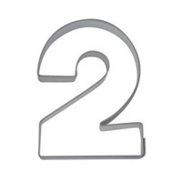 Ausstechform Zahl 2 Ausstecher Zwei Zahlen 6,5 Cm StäDter