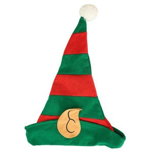 Natal Elfo Chapeu Vermelho E Verde Listrado Design Crianca Adulto Desenho Animado Chapeu Natal Ebay