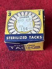 VINTAGE HOLLAND MFG. STERILIZED TACKS NO. 3 3/8" - UNCOUNTED k9