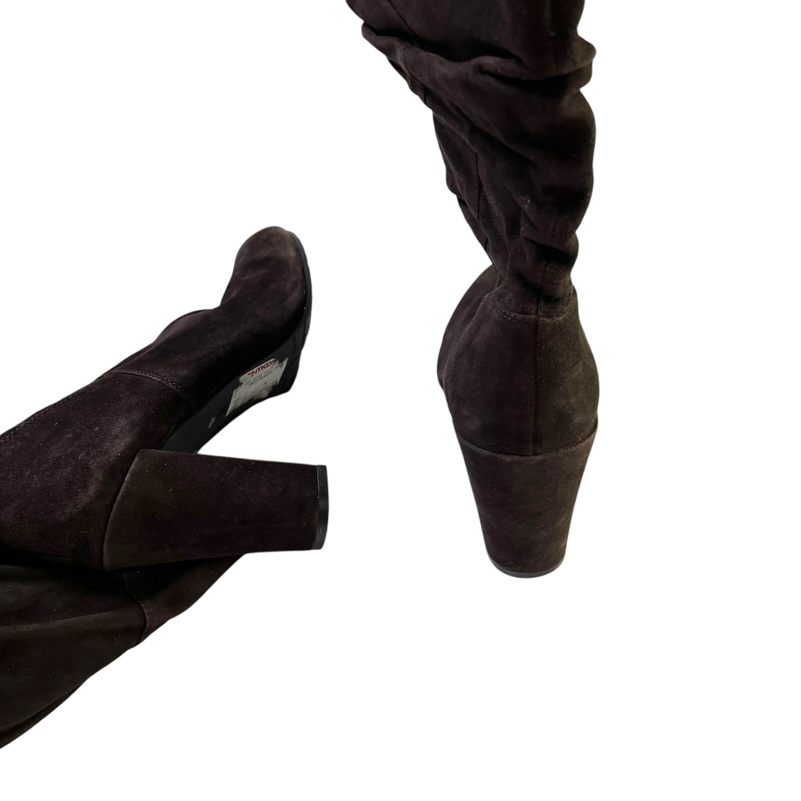 Nine West Shiryl Womens Size Dark Brown Real Suede Leather