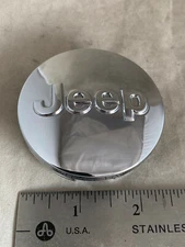 2011-14 CHROME Jeep Cherokee Wrangler Wheel Center Hub Cap OE 1LB77TRMAB MAC
