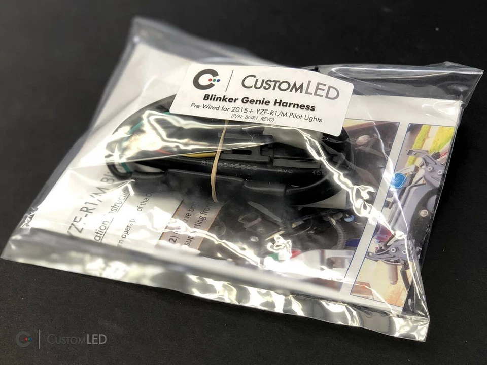 2015+ YZF-R1 DRL Intermitente Mod - Intermitente Genie - Pre-cableado para 2015+ Yamaha YZF-R1 Foto 3 de 4