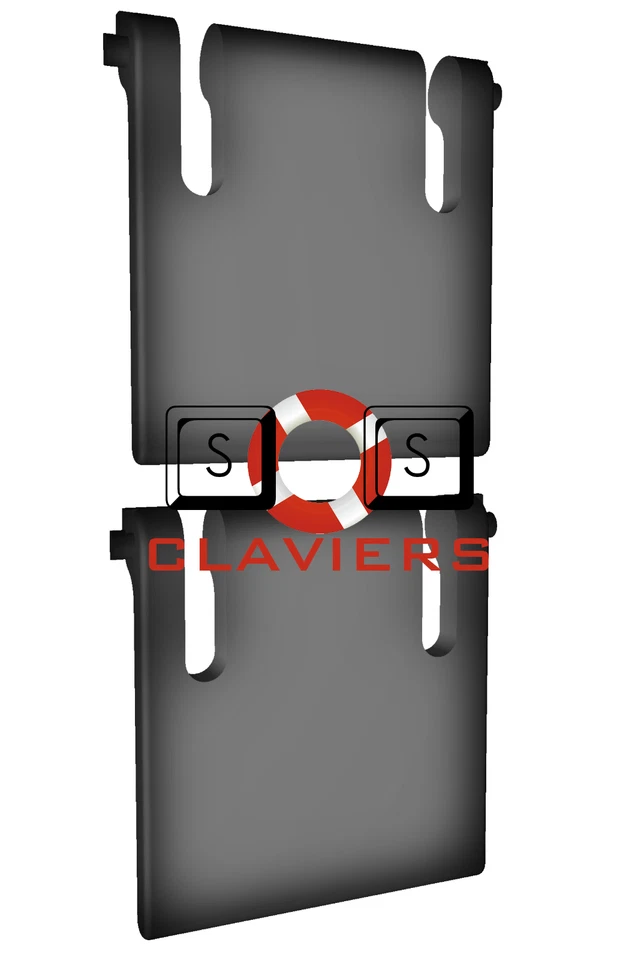 MSI Vigor GK20 Tastatur Ersatz Neigungsbein Ständer Fuß Set - Bild 2 von 3