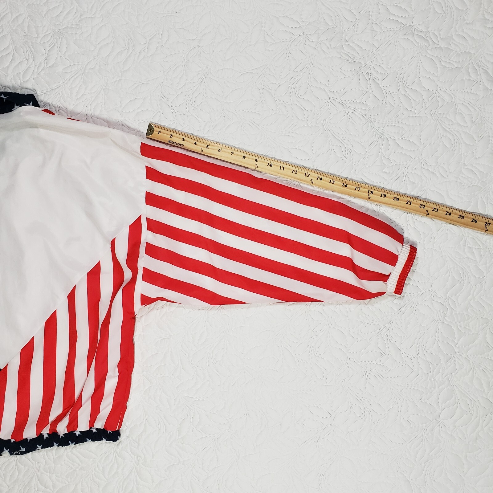 Vintage Tech Data Jacket Size Large American Flag… - image 21