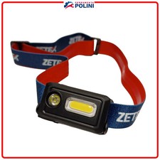 ZETEK by ZECA KHL200 LAMPADA TORCIA FRONTALE DA TESTA LED RICARICABILE PESO 49g