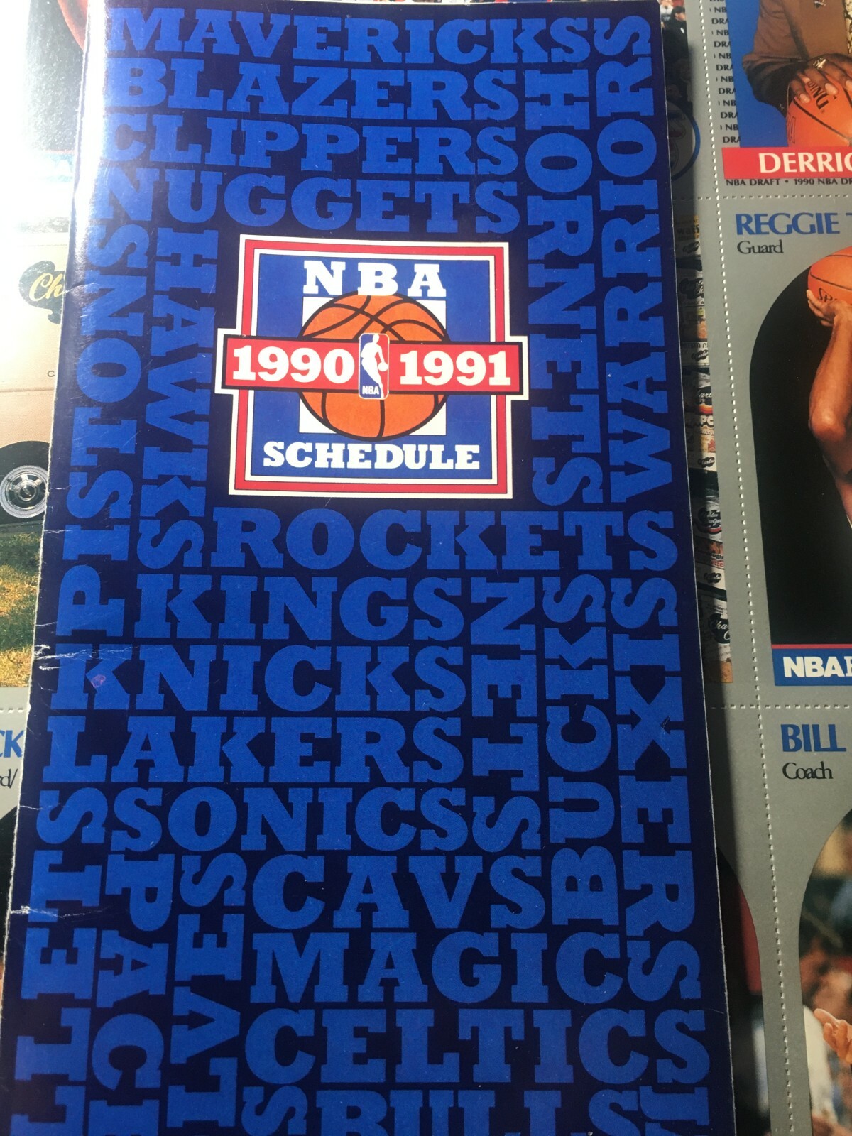 Bundle of NJ Nets Memorabilia Card Page, Nets Hat 199091 Autographed