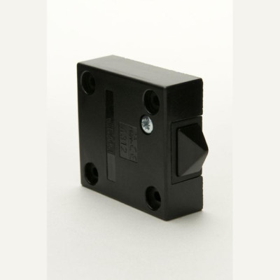 Jeani 143A - 2 Amp 2A Push To Make Tür / Schrank / Kleiderschrank Schalter - Schwarz