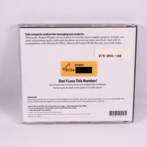 Microsoft Project 98 Full Version - Picture 9 of 11
