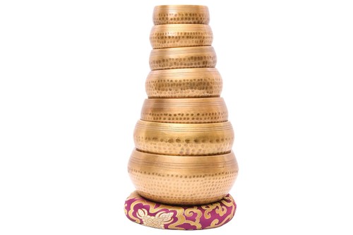 Chakra Healing Tibetan Singing Bowls (Set of 7) for ABCDEFG Chakras By NepaMart - Picture 6 of 6