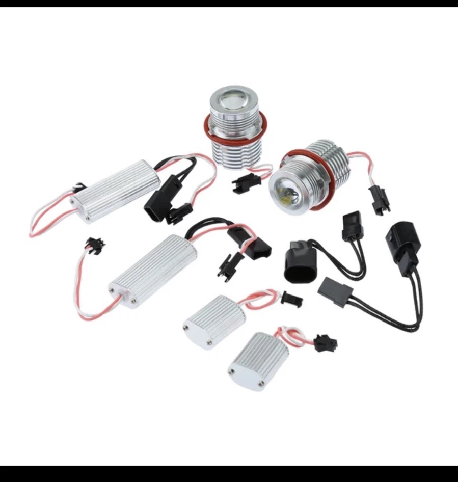 LED Angel Eyes BLANC 60w POUR BMW E39,E87,E60,E61,E64,E65, E66 E53 x3 e83 x5 - Bild 2 von 4